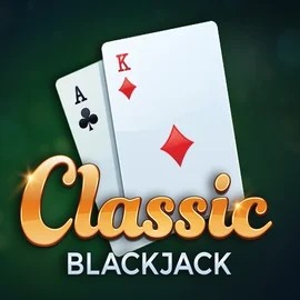 Classic Blackjack logo by Red Tiger Gaming Lucky Max Casino