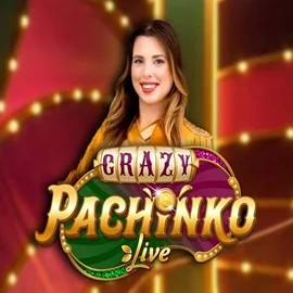 Crazy Pachinko logo by Evolution Lucky Max Casino