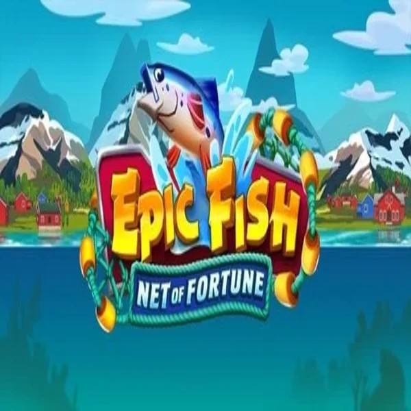 Epic Fish Net of Fortune slot logo by Quickspin at Lucky Max CasinoEpic Fish Net of Fortune