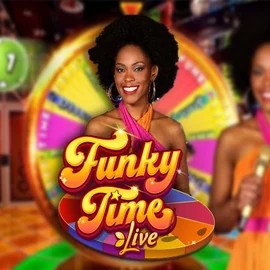 Funky Time logo by Evolution at Lucky Max Casino