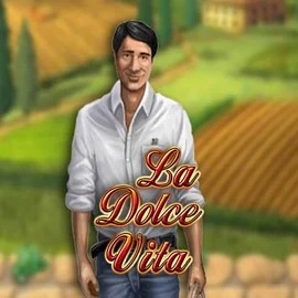 La Dolce Vita slot logo by Gamomat at Lucky Max CasinoLa Dolce Vita