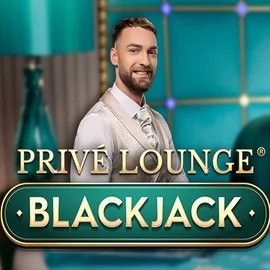 Privé Lounge Blackjack slot logo by Pragmatic Play at Lucky Max Casino